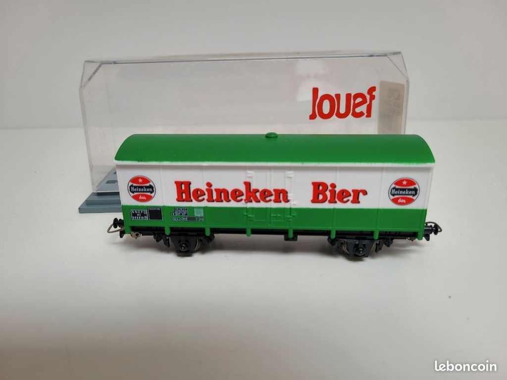  N°627900 Wagon SNCF couvert à essieux Heineken bier Jouef Ho