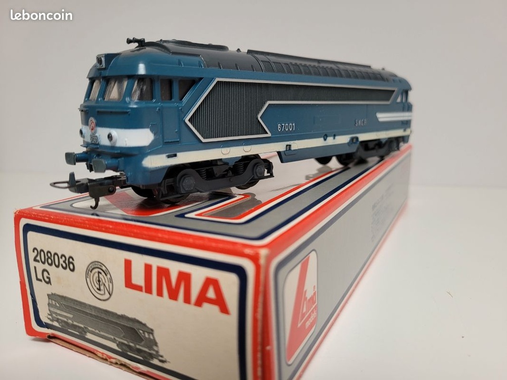  N ° 208036LG Locomotive diesle BB67001 Lima ho
