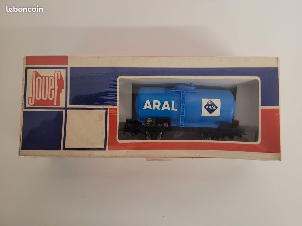  N° 6301 Wagon citerne à essieux ARAL NEUF Jouef Ho