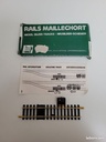  N° 4850 RAail maillechort droit interrupteur à 1 coupure Jouef Ho