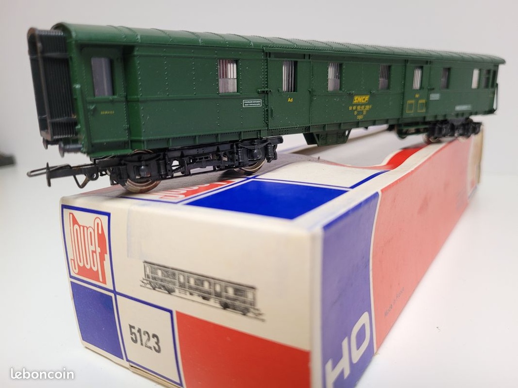  N° 5123 Fourgon SNCF classe ex DRG Jouef Ho