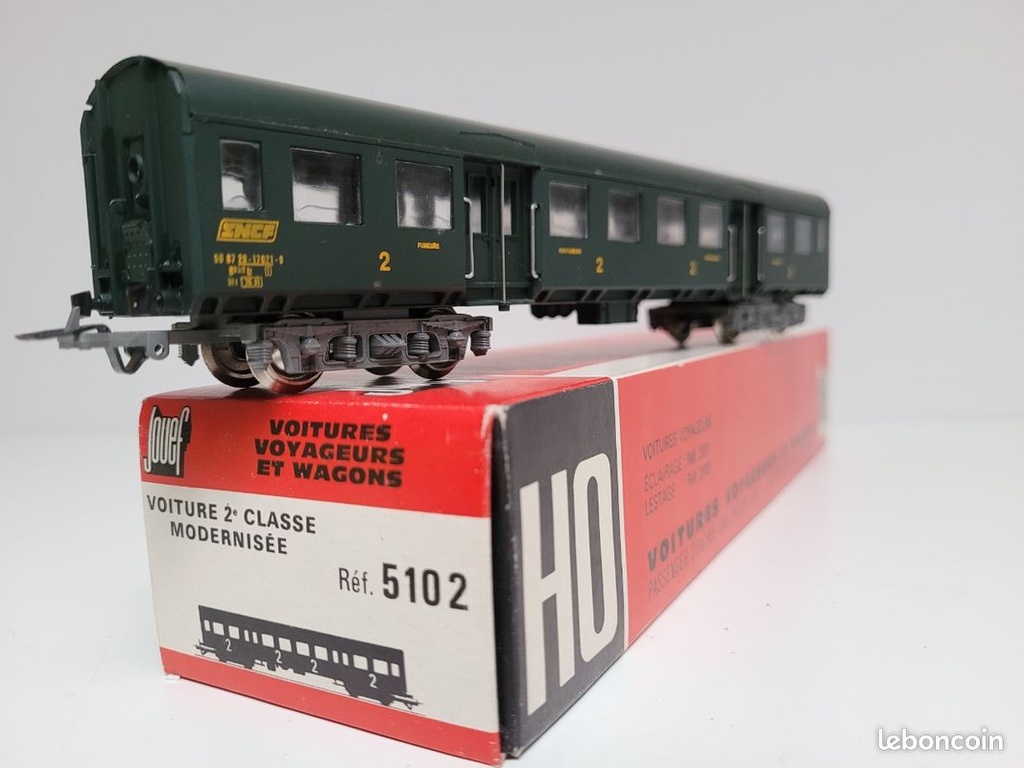  N° 5102 Voiture modernisée 2 ème classe Jouef Ho