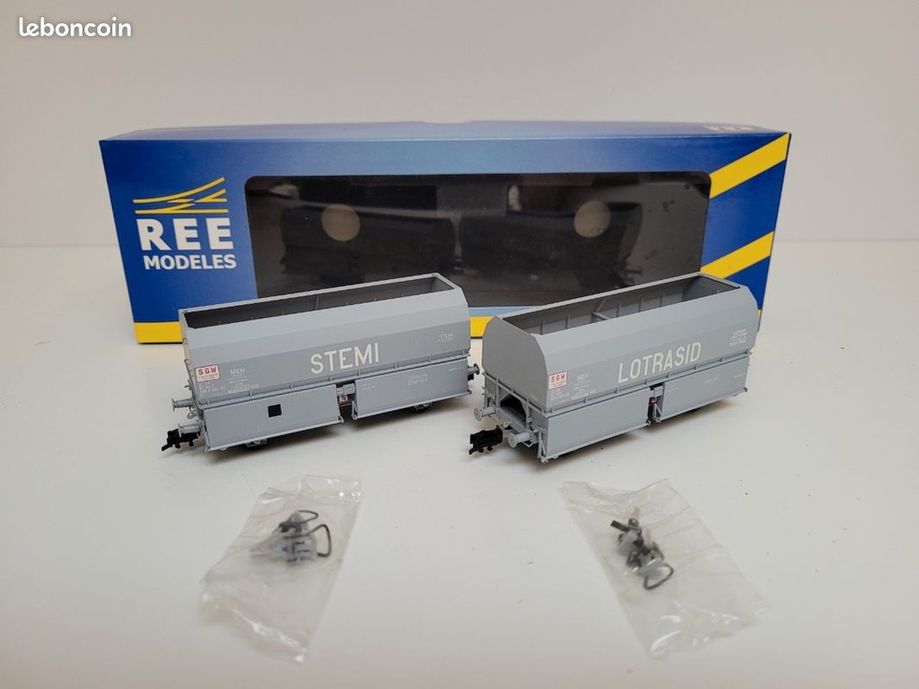  N° WB-008 Wagons trémies transport de Coke STEMI 56 REE Ho