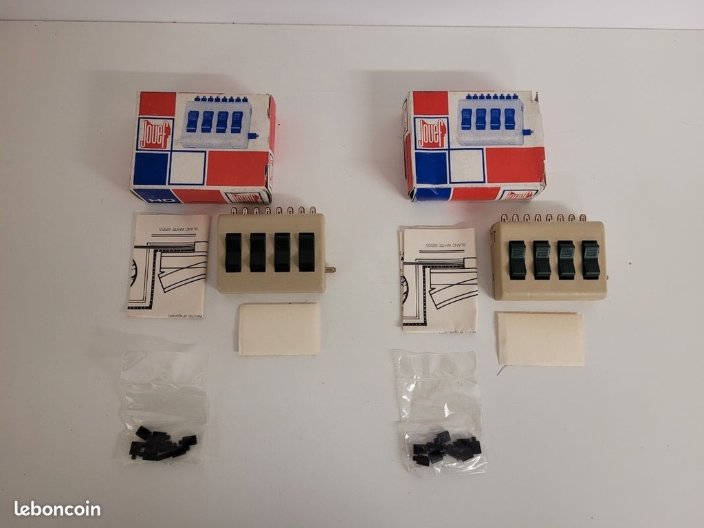  N° 9370 2 contacteurs à impulsion neuf Jouef Ho