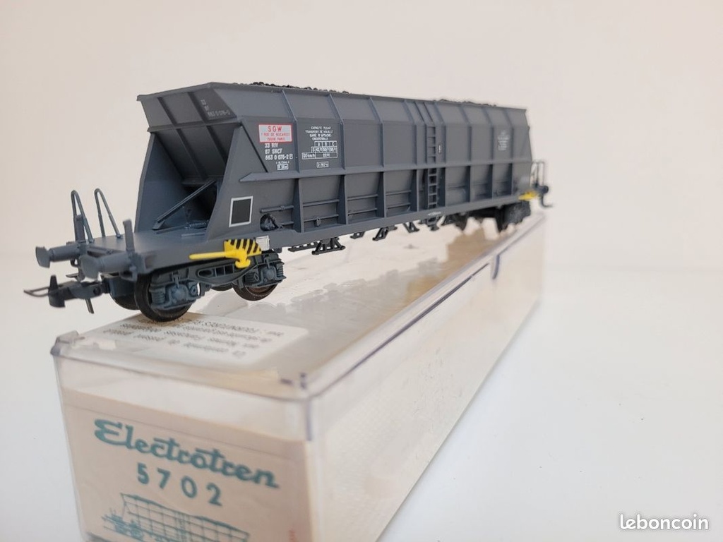  N°5702 Wagon Houillier SWG à bogies Electrotren Ho