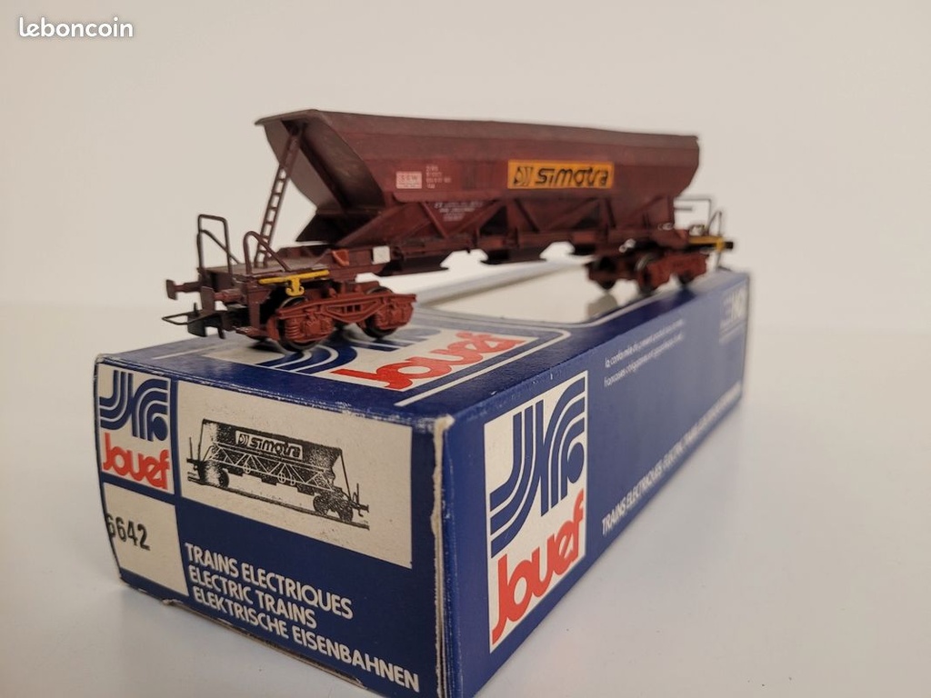  N° 6642 Wagon témie FAD à bogies SIMOTRA Jouef Ho