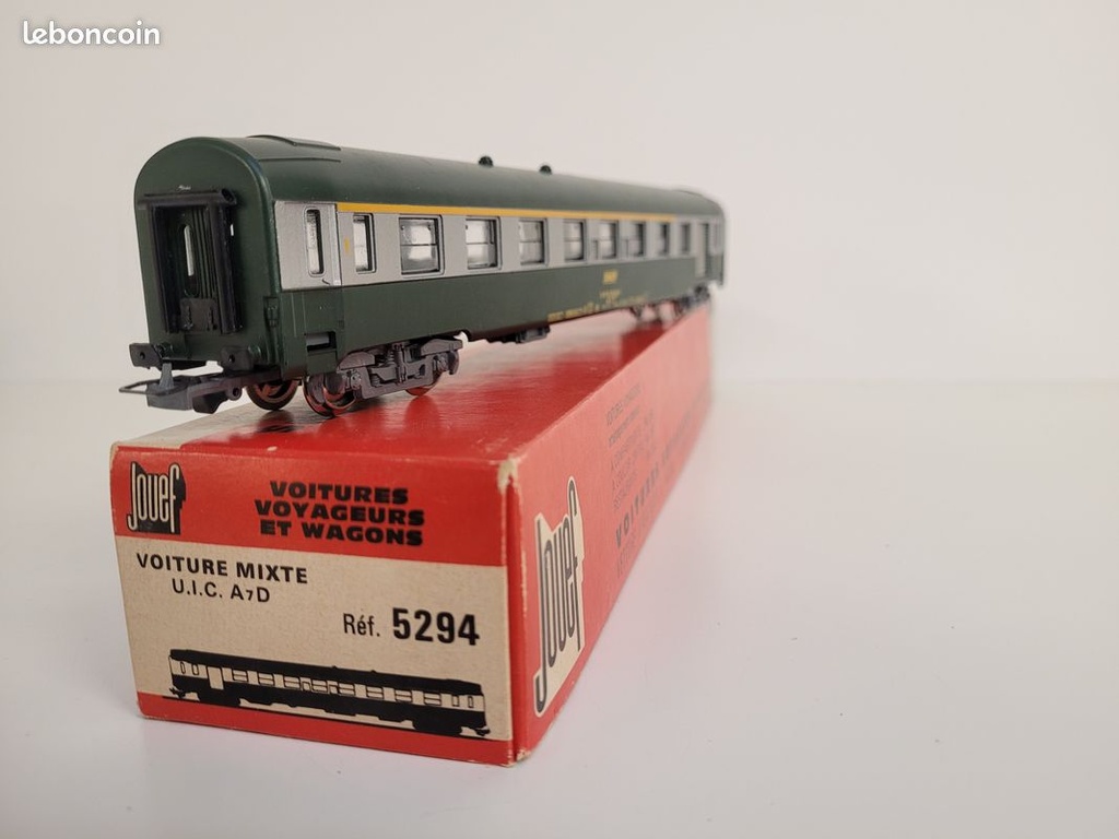 N° 5294 Voiture UIC type A7D Mixte fourgon/ 1ère classe