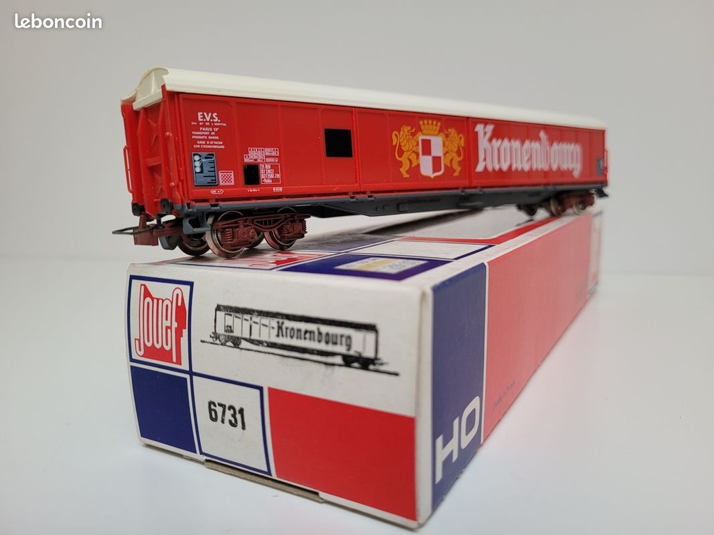 N° 6731 Wagon EVS à bogies KRONENBOURG Jouef Ho