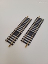 Train Wagon N°4851 Lot de 2 rails droit maillechort à une coupure neufs Jouef Ho