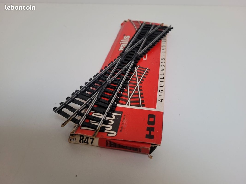 [3150446450] Train wagon N°847 Grand croisement acier Jouef Ho