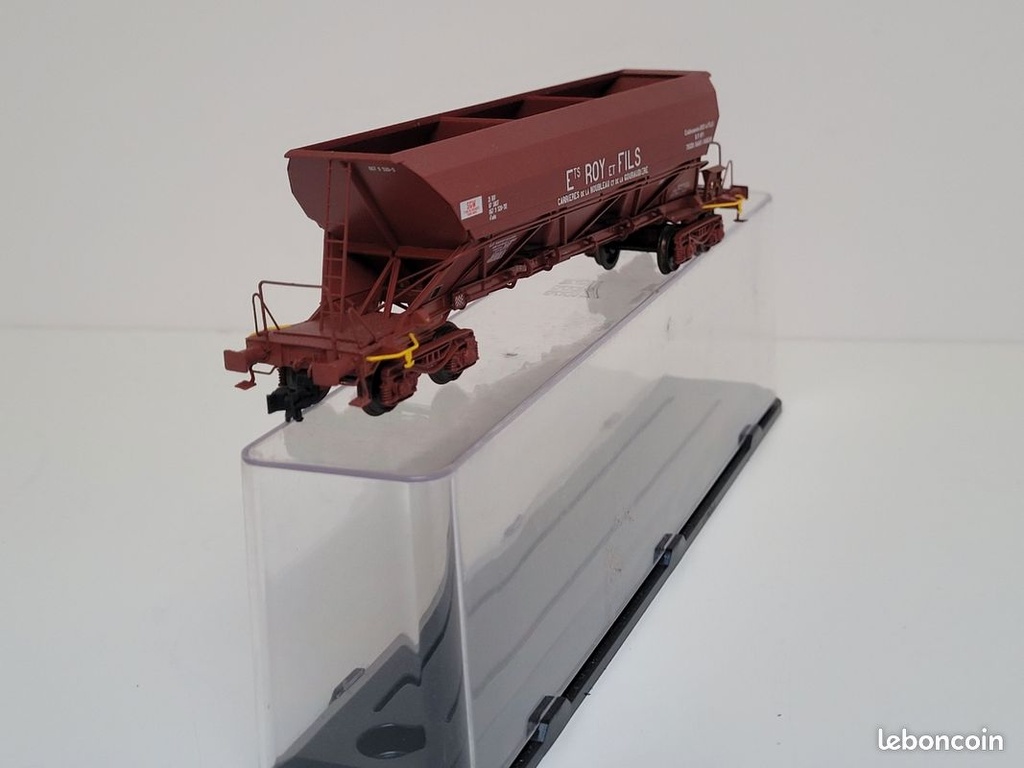 Wagon tremie à bogies Est ROY et FIlS REE HO