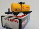 Train wagon N°302713 Wagon citerne à essieux SHELL Lima Ho