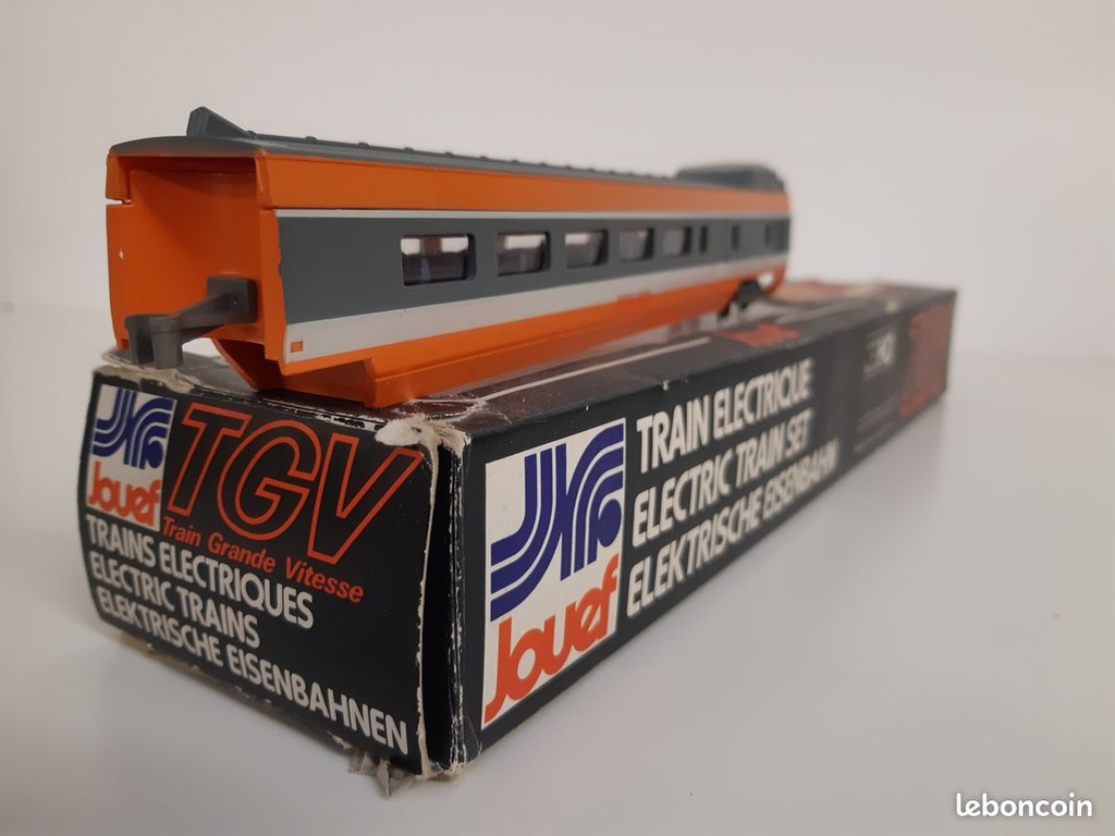[2293752066] Train wagon N°5472 Remoque TGV Jouef Ho