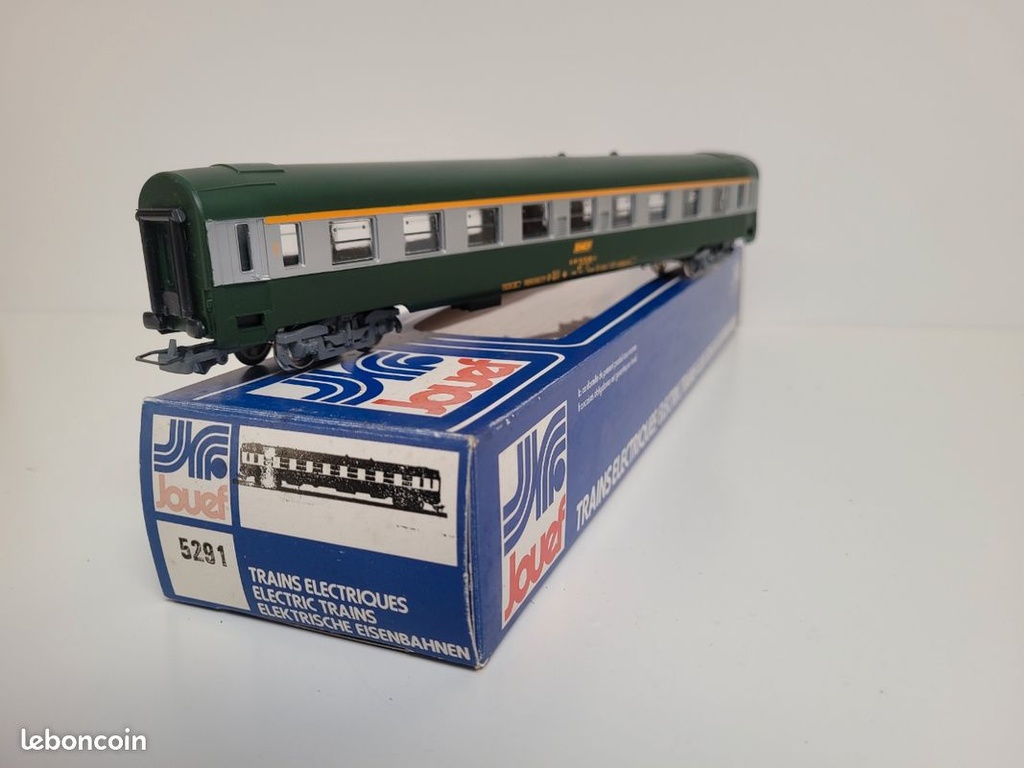 Train Wagon N° 5291 Voiture voyageurs type UIC 1 ère classe Jouef Ho