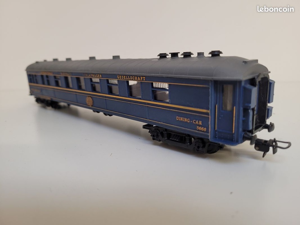 Train wagon N° 7390 Voiture restaurant 3668 HORNBY ACHO