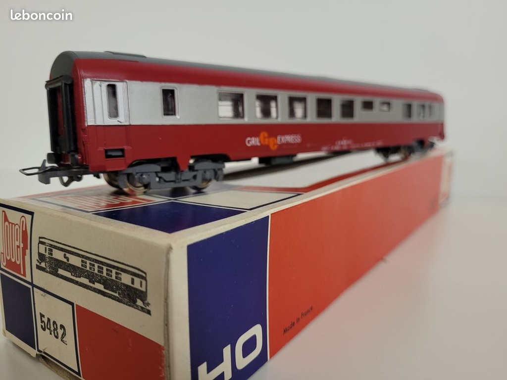 [2906351526] Train wagon N° 5482 Voiture restaurant GRILL EXPRESS Jouef Ho