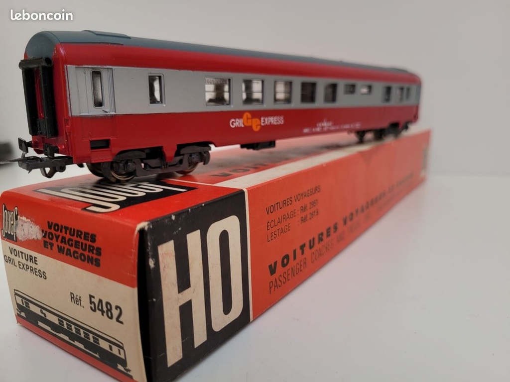 [3021569441] Train wagon N° 5482 VoitureGRIL EXPRESS Jouef Ho