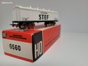 Train wagon N°6560 Wagon isotherme STEF parois lisses à bogies TP Jouef Ho
