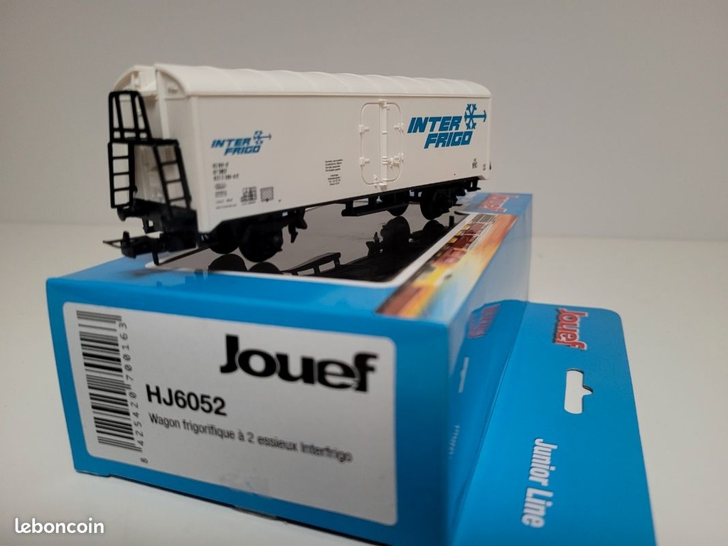 Train wagon N° Hj 6052 wagon frigorifique INTER FRIGO Hornby Jouef Ho
