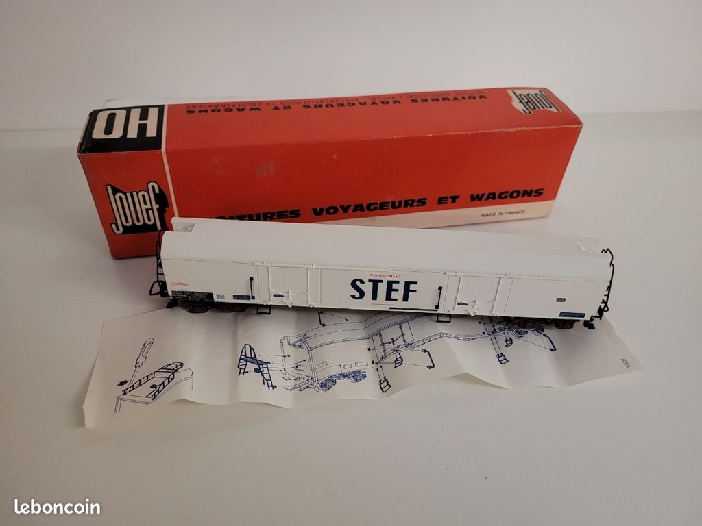 Train wagon N° 6760 wagon réfrigérant à bogies SNCF Jouef Ho