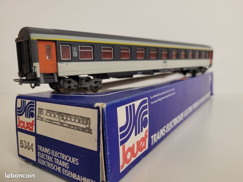 Train wagon N° 5364 Voiture corail 1 ère classe Jouef Ho
