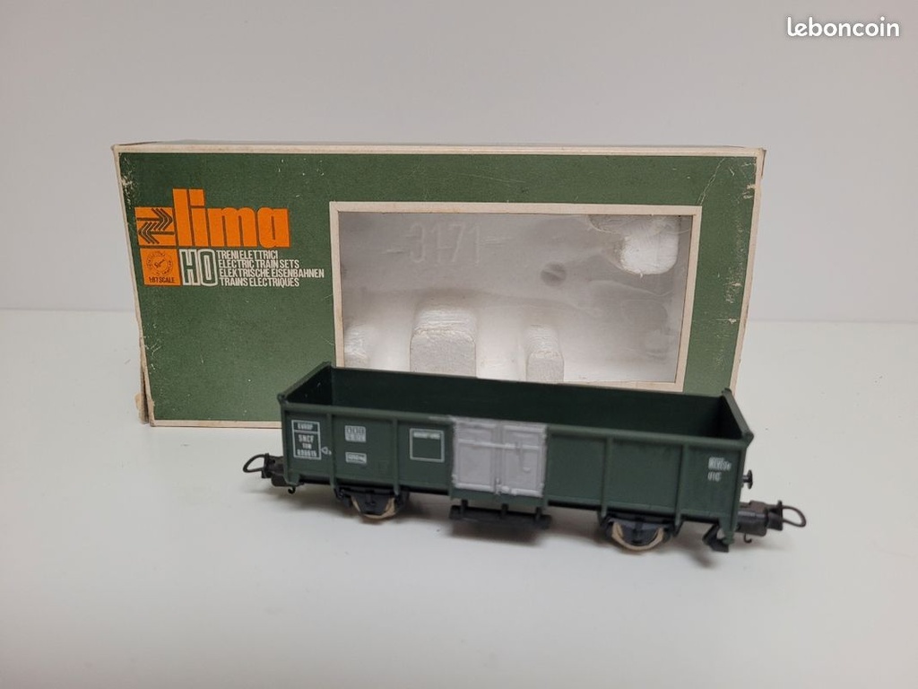 Train wagon N° 3172 Wagon tombereau SNCF à essieux Lima Ho