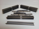 Train wagon lot de 26 rails droit et 1 aiguillages à commande électrique Roco Ho