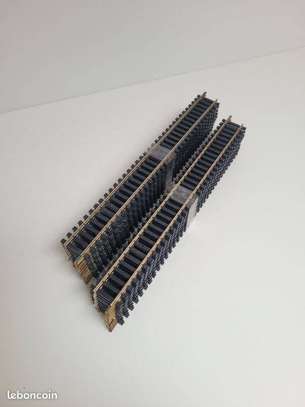 Train wagon N° 4750 Lot de 10 rails droit Jouef Ho