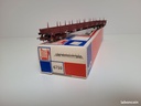 Train wagon N° 6750 wagon à bogies plat avec ranchers Jouef Ho