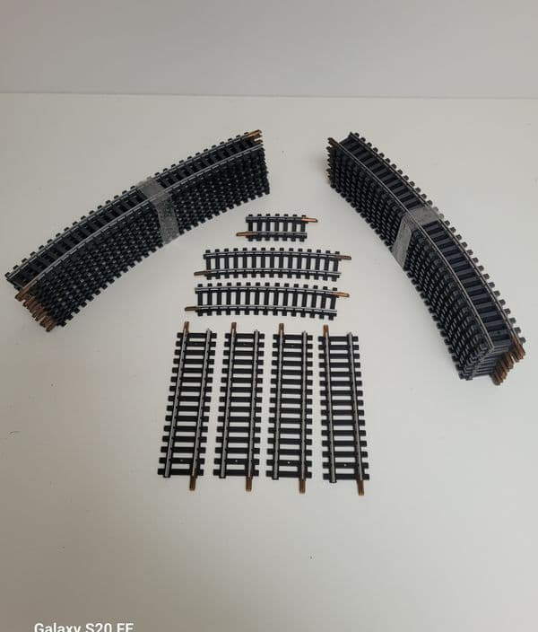 [3201222099] Train wagon lot de 27 rails aciers GéGé Ho