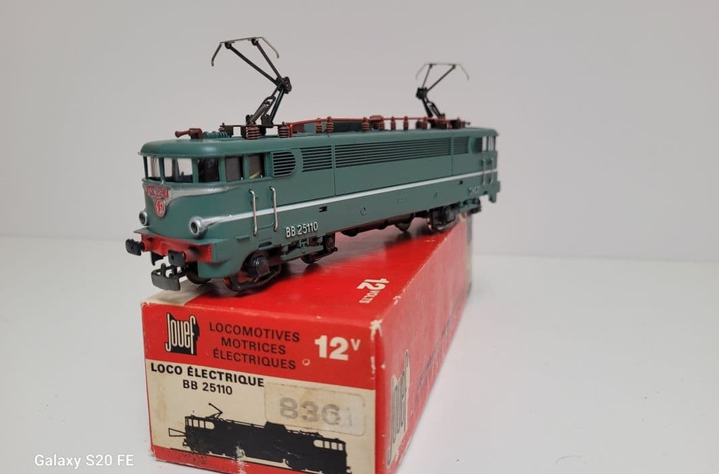[3200605998] Train wagon N° 8361 Locomotive électrique BB25110 Jouef Ho