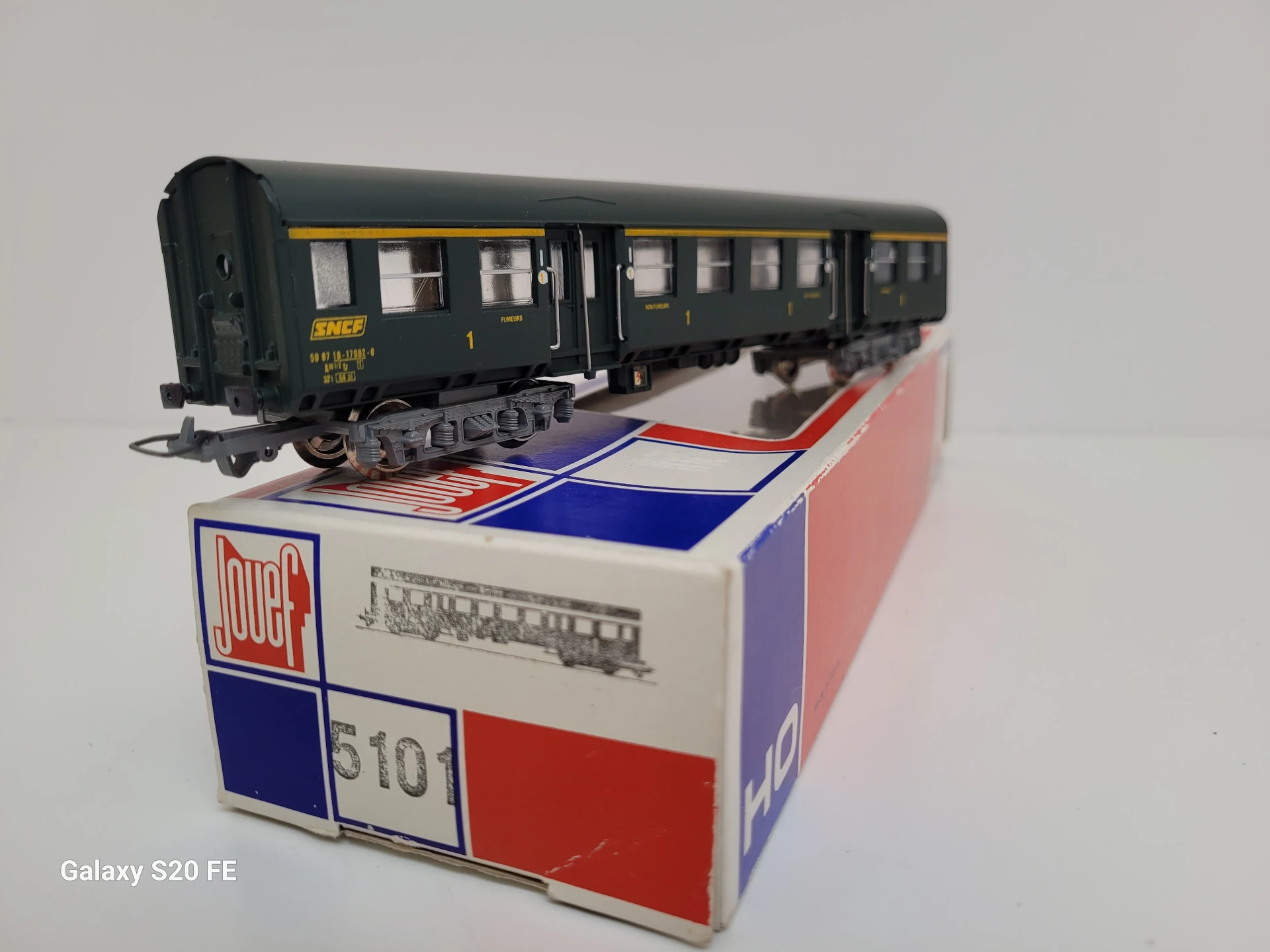 voiture type modernisée 1 ère classe  A¹⁰½ tz SNCF Jouef Ho