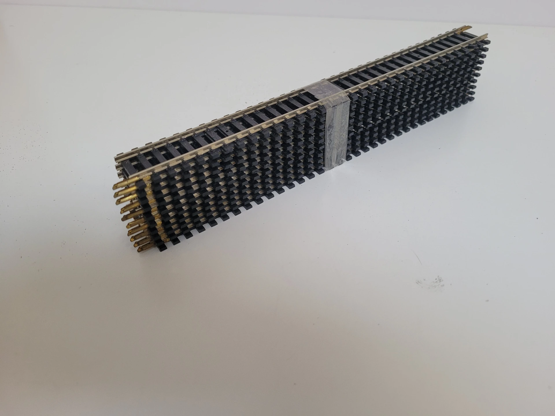 Lot de 10 rails droits Maillechort  N° 4750