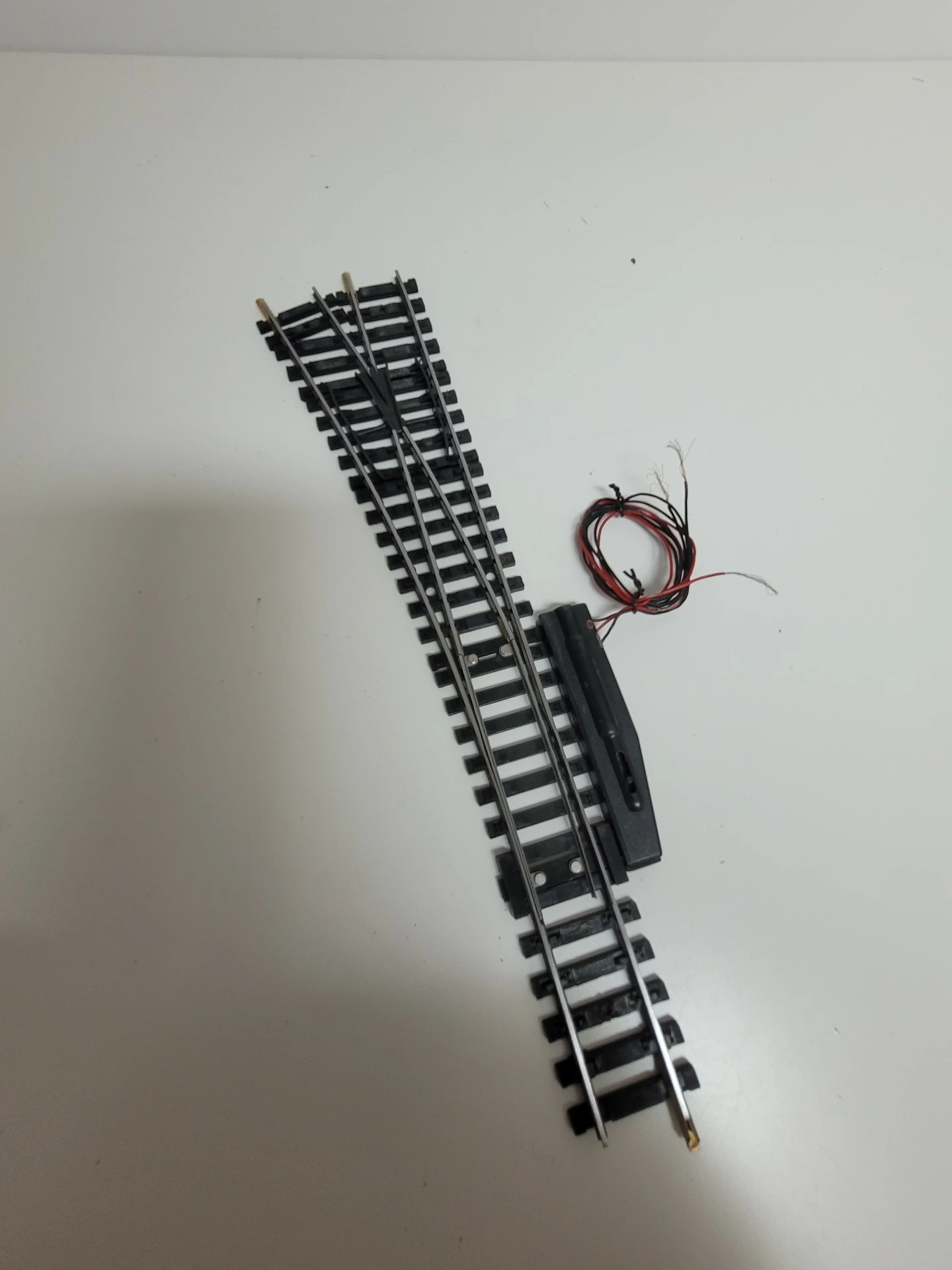 Grand aiguillage gauche  N° 4187 acier à commande électrique Jouef Ho