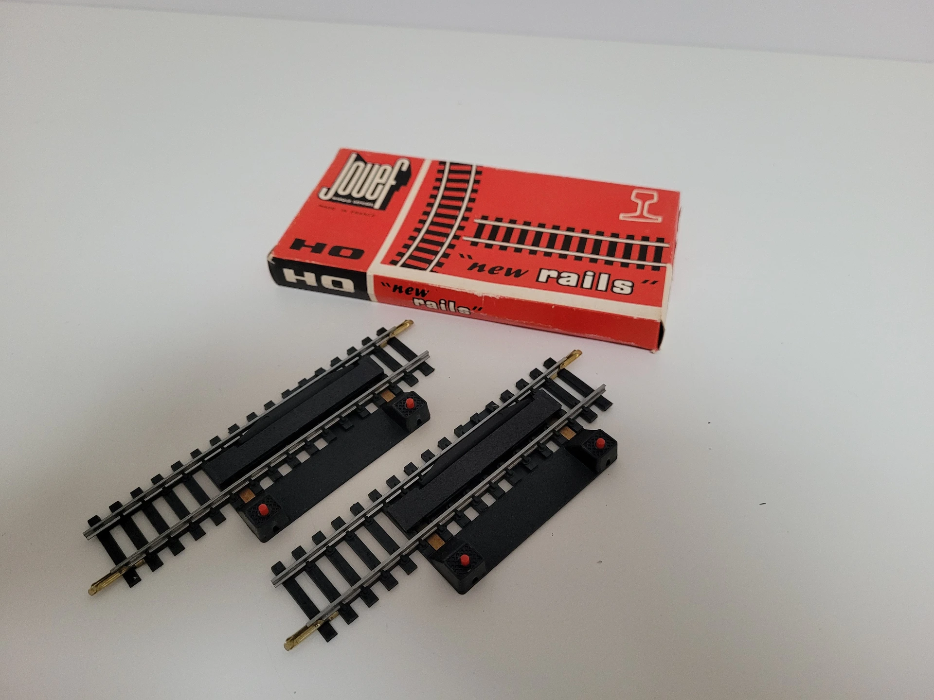 Rails droit de commande à distance acier Jouef Ho