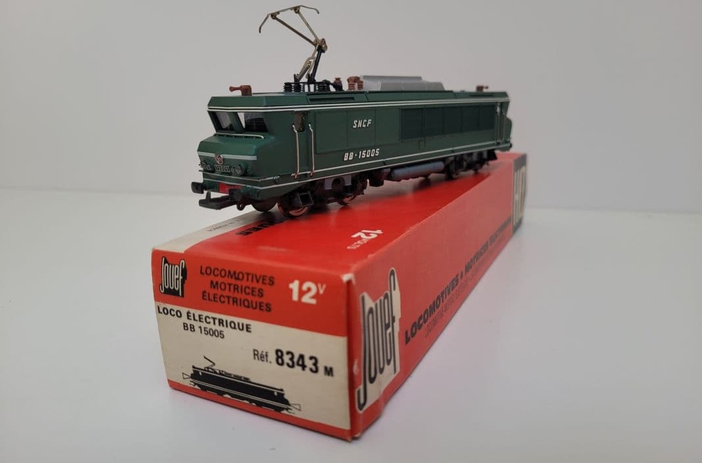 Train wagon N8343M Locomotive électriqque SNCF BB 15005 Jouef Ho
