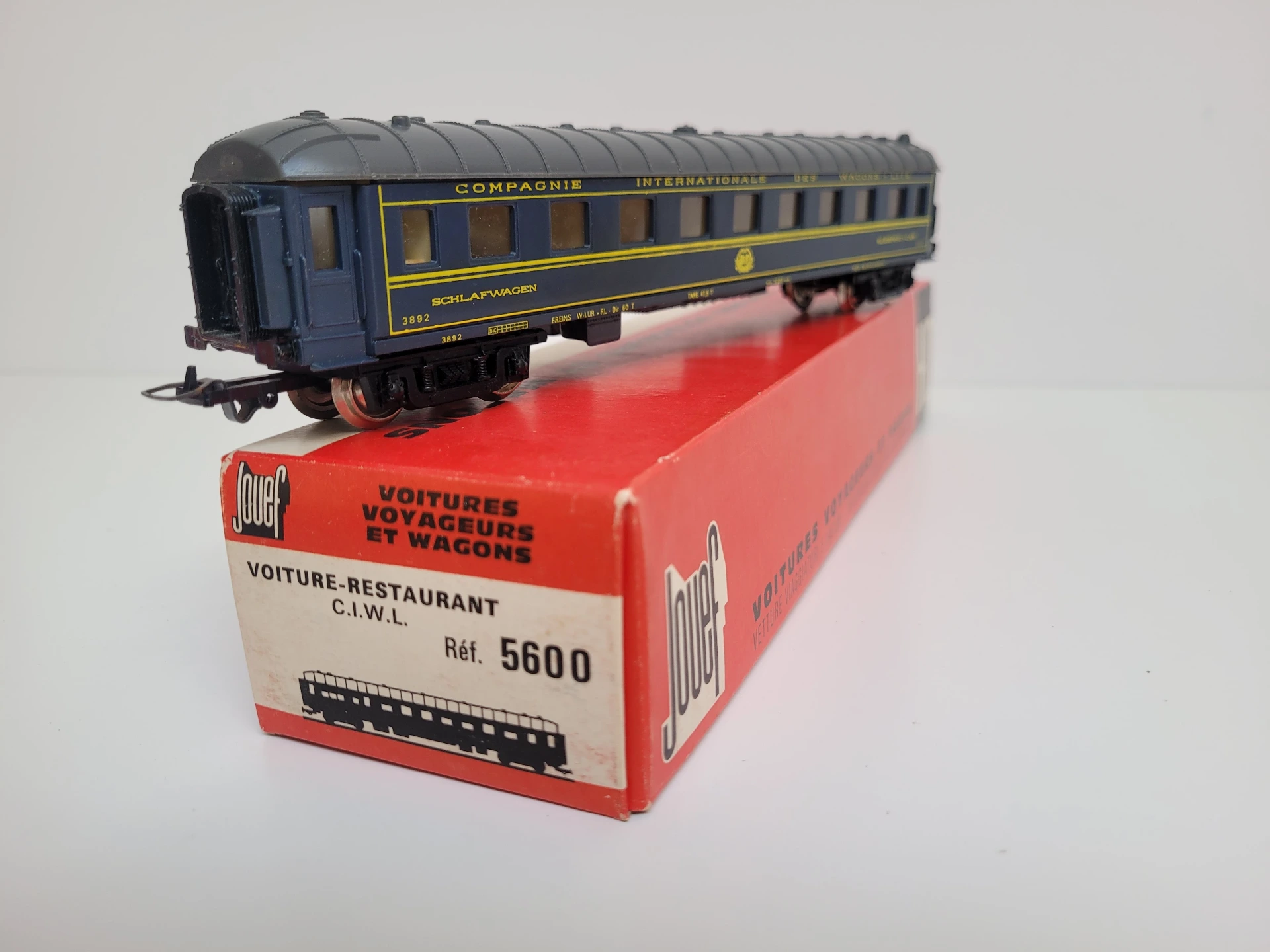 Voiture restaurant CIWL SNCF N° 5600 Jouef Ho